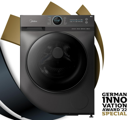 Midea 12kg Front Load Washing Machine MF200W120WBT-GCC | 1400 RPM | BLDC Inverter | WiFi | Steam Care | UAE
