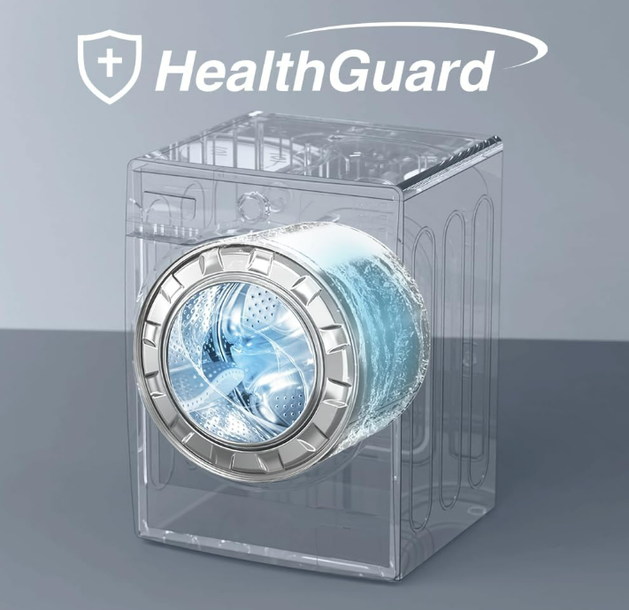 Midea 12kg Front Load Washing Machine MF200W120WBT-GCC | 1400 RPM | BLDC Inverter | WiFi | Steam Care | UAE