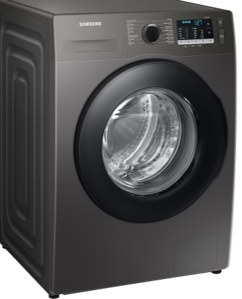 Samsung Front Load Washing Machine 8KG WW80TA046AX | Silver | EcoBubble™ | Hygiene Steam | 1400 RPM | Digital Inverter