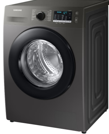 Samsung Front Load Washing Machine 8KG WW80TA046AX | Silver | EcoBubble™ | Hygiene Steam | 1400 RPM | Digital Inverter