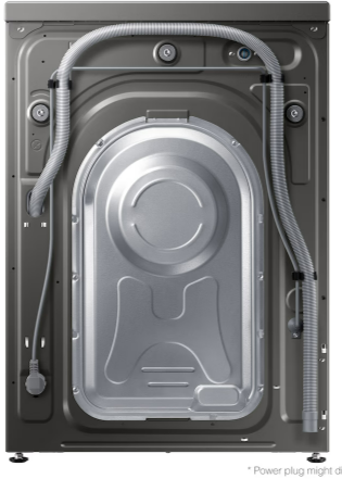 Samsung Front Load Washing Machine 8KG WW80TA046AX | Silver | EcoBubble™ | Hygiene Steam | 1400 RPM | Digital Inverter