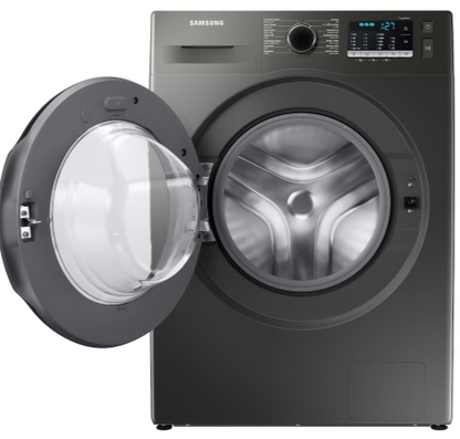 Samsung Front Load Washing Machine 8KG WW80TA046AX | Silver | EcoBubble™ | Hygiene Steam | 1400 RPM | Digital Inverter