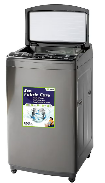 SPJ Top Load Fully Automatic Washing Machine 7KG TLGRU-7FAM | LED Display | 16 Wash Programs | Energy Efficient