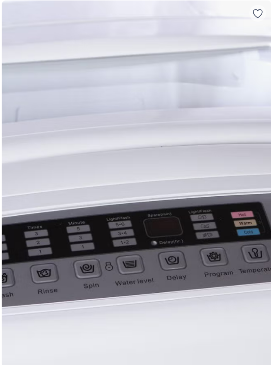 Super General SGW622 Top Load Washing Machine 6KG – Fully Automatic Washer with LED Display