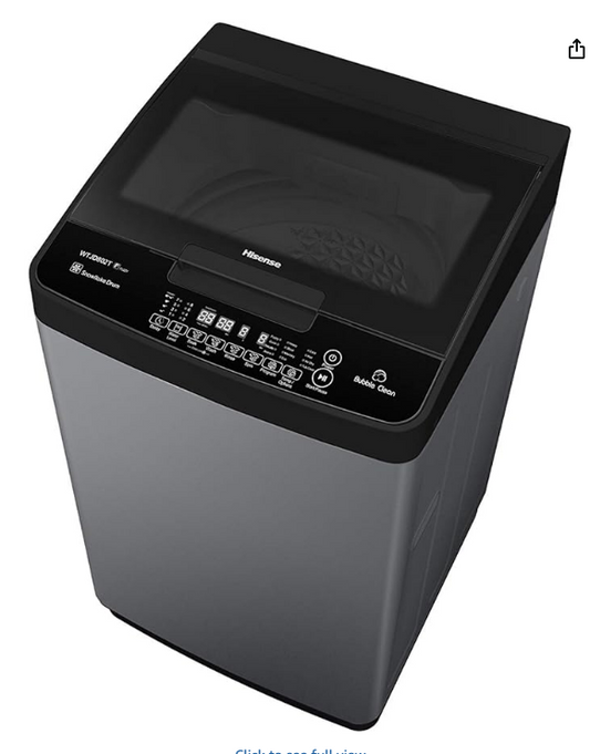 Hisense WTJA802T 8KG Fully Automatic Top Load Washing Machine – Smart & Efficient Laundry Solution