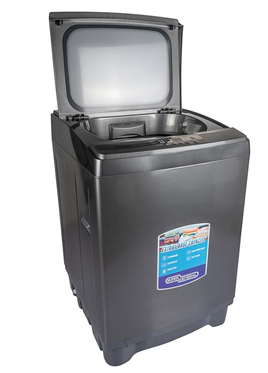 Super General SGW2022 Top Load Washing Machine 20KG – Fully Automatic Washer with LED Display