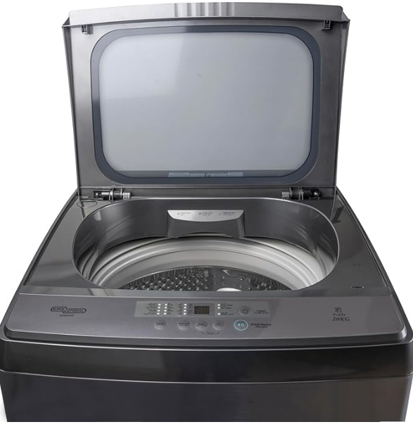 Super General SGW2022 Top Load Washing Machine 20KG – Fully Automatic Washer with LED Display