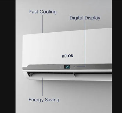 Kelon KAS24CF1 2 Ton Split Air Conditioner | 22,000 BTU Rotary Compressor & Turbo Cooling