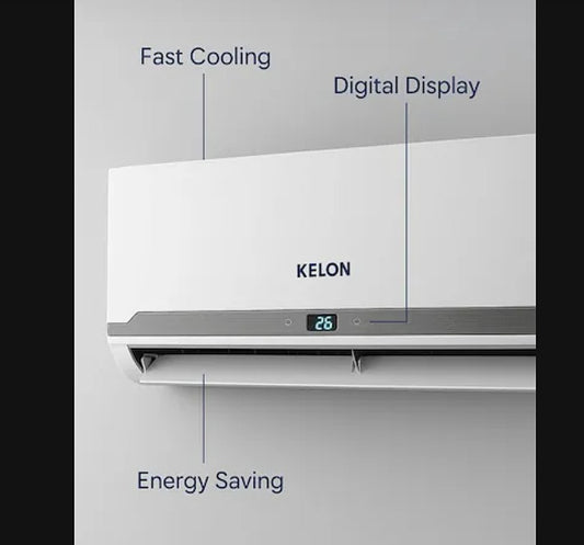 Kelon KAS24CF1 2 Ton Split Air Conditioner | 22,000 BTU Rotary Compressor & Turbo Cooling