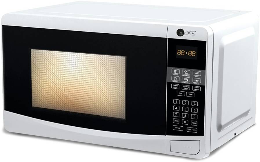 Afra Digital 20L 700W Microwave Oven AF2070MWWT | Grill | Quick Defrost | White | UAE