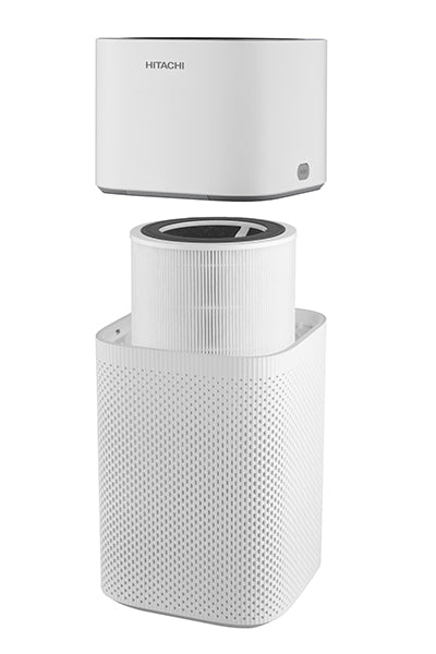 Hitachi Air Purifier EP-TZ50WG for 48m² Rooms | HEPA Filter & Powerful Air Cleaning