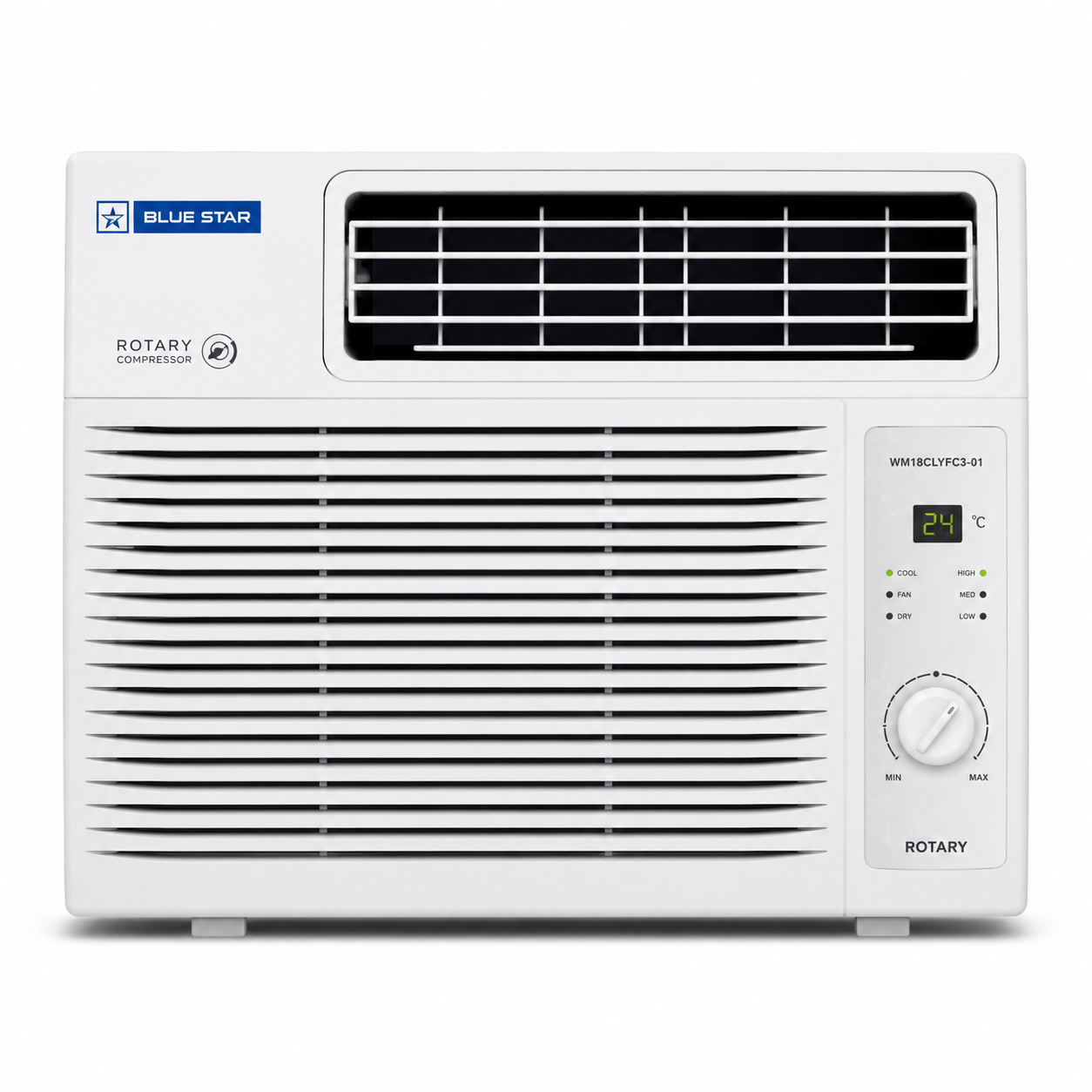 Blue Star Window AC 1.5 Ton Rotary WM18CLYFC3-01 – Fast Cooling & Energy Efficient Air Conditioner