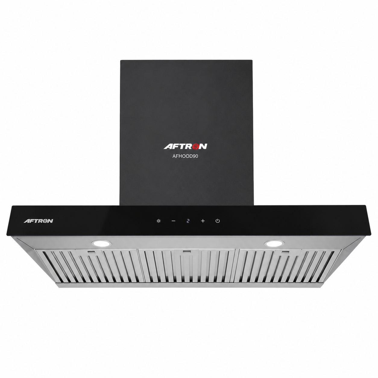 Aftron 90cm Cooker Hood AFHOOD90 | Stainless Steel | 3 Speed | LED Lighting | UAE