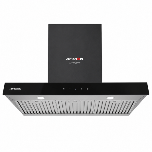Aftron 90cm Cooker Hood AFHOOD90 | Stainless Steel | 3 Speed | LED Lighting | UAE