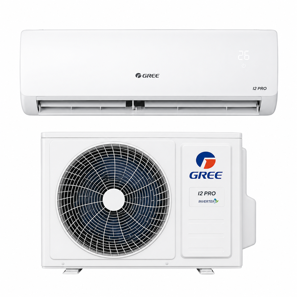 GREE Split AC 2.0 Ton Inverter I2PRO24C3 – Powerful Cooling & Heating Air Conditioner