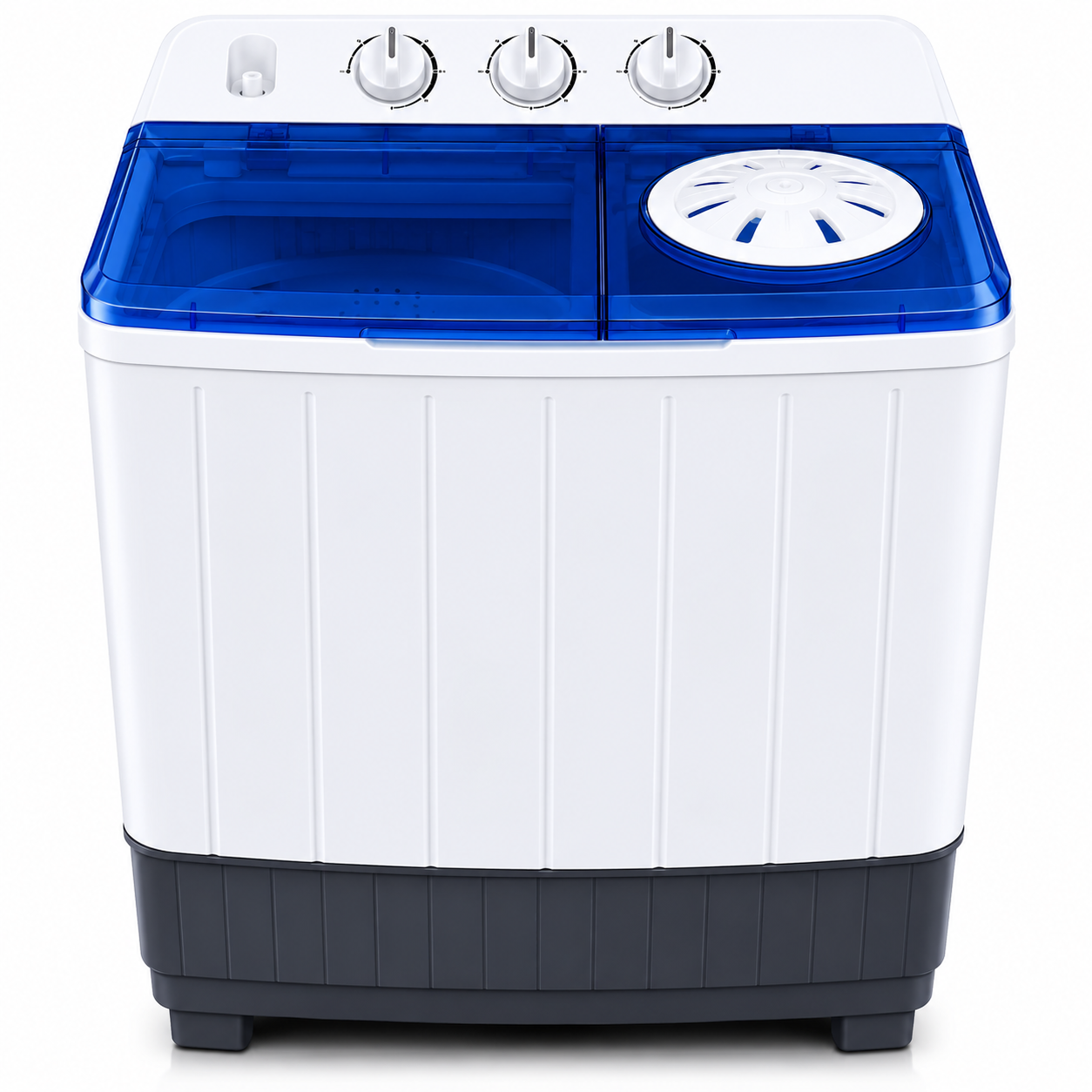 AFTRON Twin Tub Washing Machine 7KG AFW78200K – Semi Automatic | Twin Tub Design | Air Dry Function | Compact Family Size | White