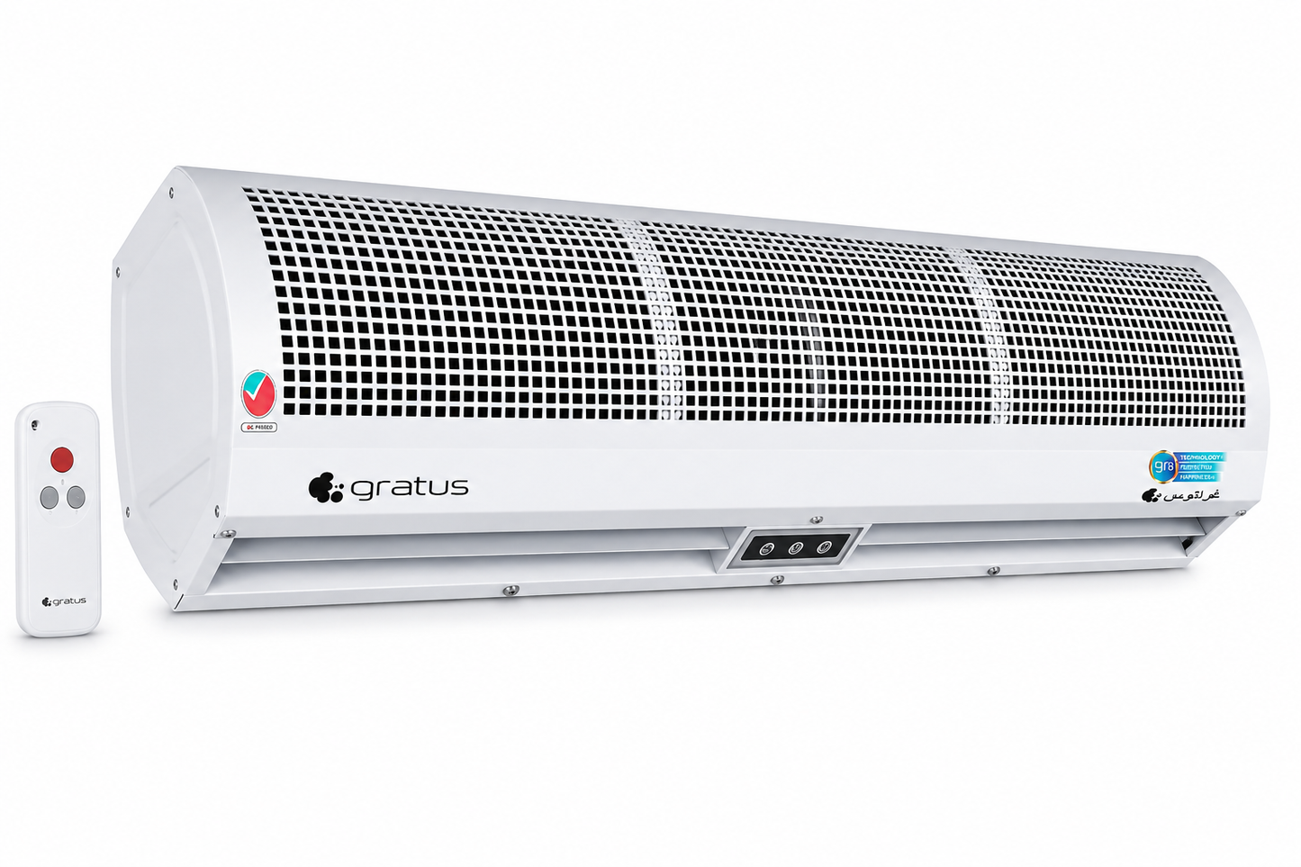GRATUS Air Curtain 120CM GC12G5-2RC-DS with Remote Control & Door Sensor