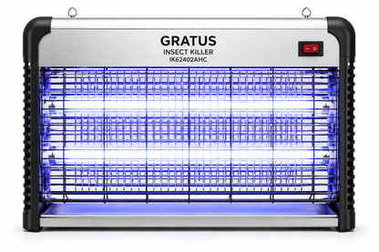 GRATUS IK62402AHC Insect Killer | High-Efficiency Electric Fly & Mosquito Killer | Commercial & Home Use