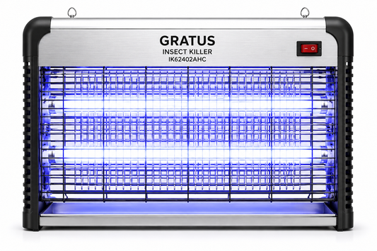 GRATUS IK62402AHC Insect Killer | High-Efficiency Electric Fly & Mosquito Killer | Commercial & Home Use