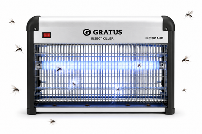 GRATUS Insect Killer IK62301AHC | Single UV Tube Electric Fly & Mosquito Killer | Chemical-Free Pest Control