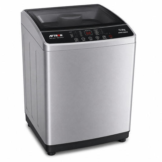 AFTRON Top Load Washing Machine 10KG AFWA1000KN – Fully Automatic | Large Capacity | White