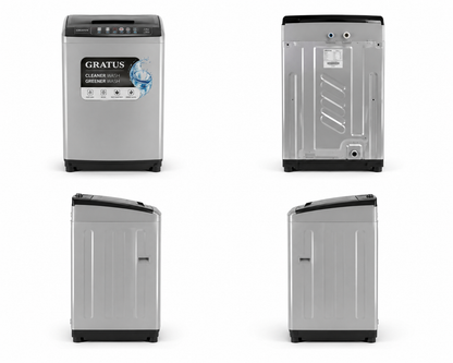 GRATUS W/M Semi Auto Washing Machine 7KG – GSW07KCDX | Powerful Twin Tub Washer & Spinner