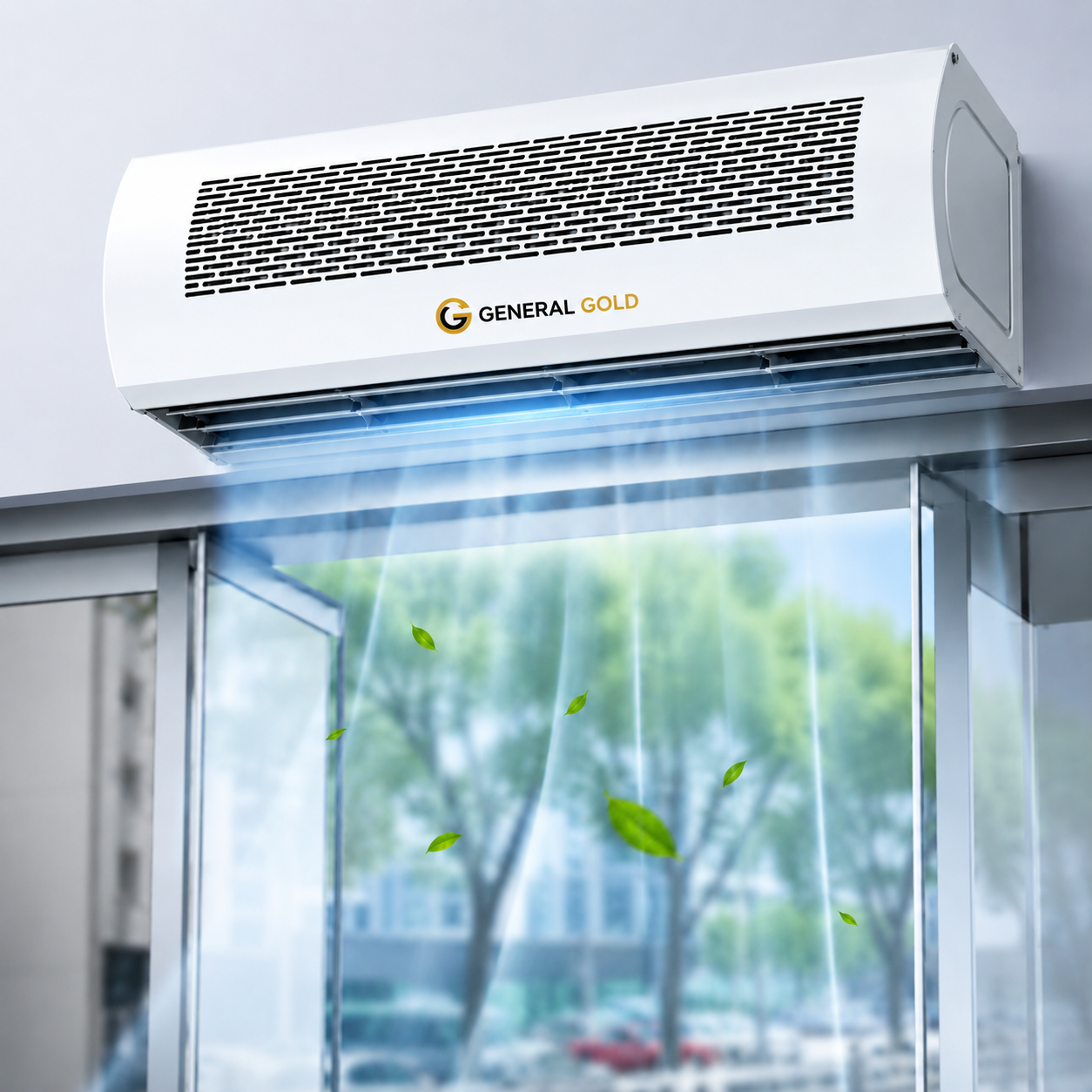 General Gold Air Curtain FM-CMR09 90CM | Compact Air Barrier | Energy Saving | Low Noise Operation