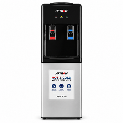 AFTRON AFWD5780 Hot & Cold Water Dispenser | 15L Floor Standing Water Cooler