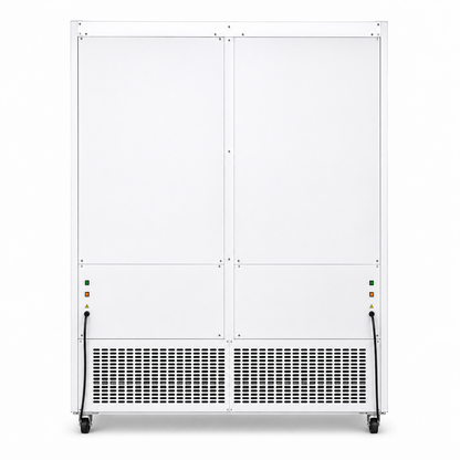 General Line GL-1120DDSW Glass Door Chiller – 1120L Double Door Commercial Display Refrigerator