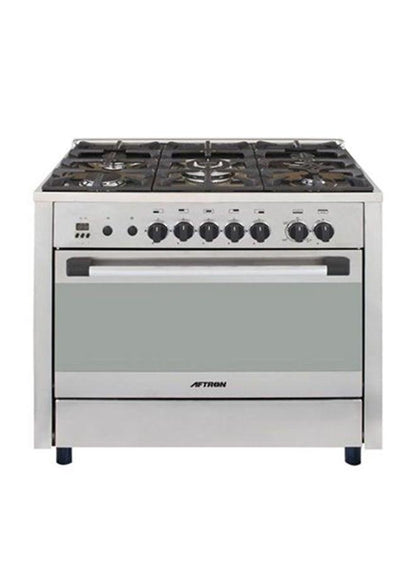 AFTRON 90x60cm Gas Cooker Egypt – AFGR9060FESD | 5 Burner Gas Range with Oven & Auto Ignition