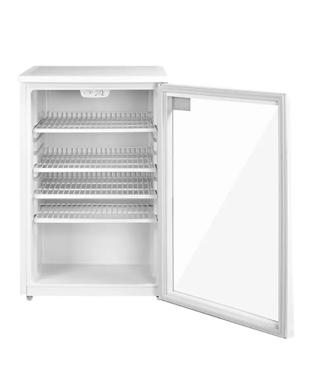 Super General SGSC137 150L Single Door Commercial Chiller Showcase – Glass Door Beverage Display Refrigerator