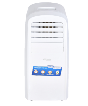 Super General SGP124T3 1.0 Ton Portable Air Conditioner – 3-in-1 Portable AC with Dehumidifier & Fan