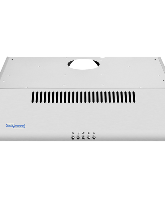 Super General SGHD65W 60cm Slim Cooker Hood – White Stainless Steel Kitchen Hood