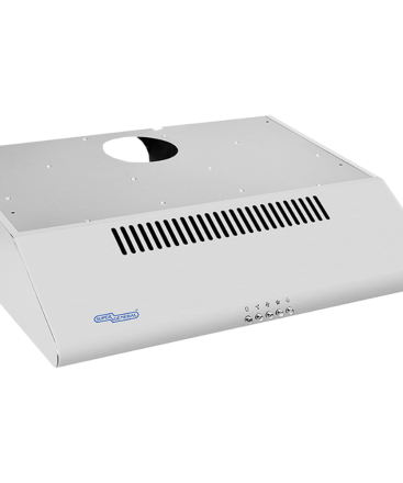 Super General SGHD65W 60cm Slim Cooker Hood – White Stainless Steel Kitchen Hood