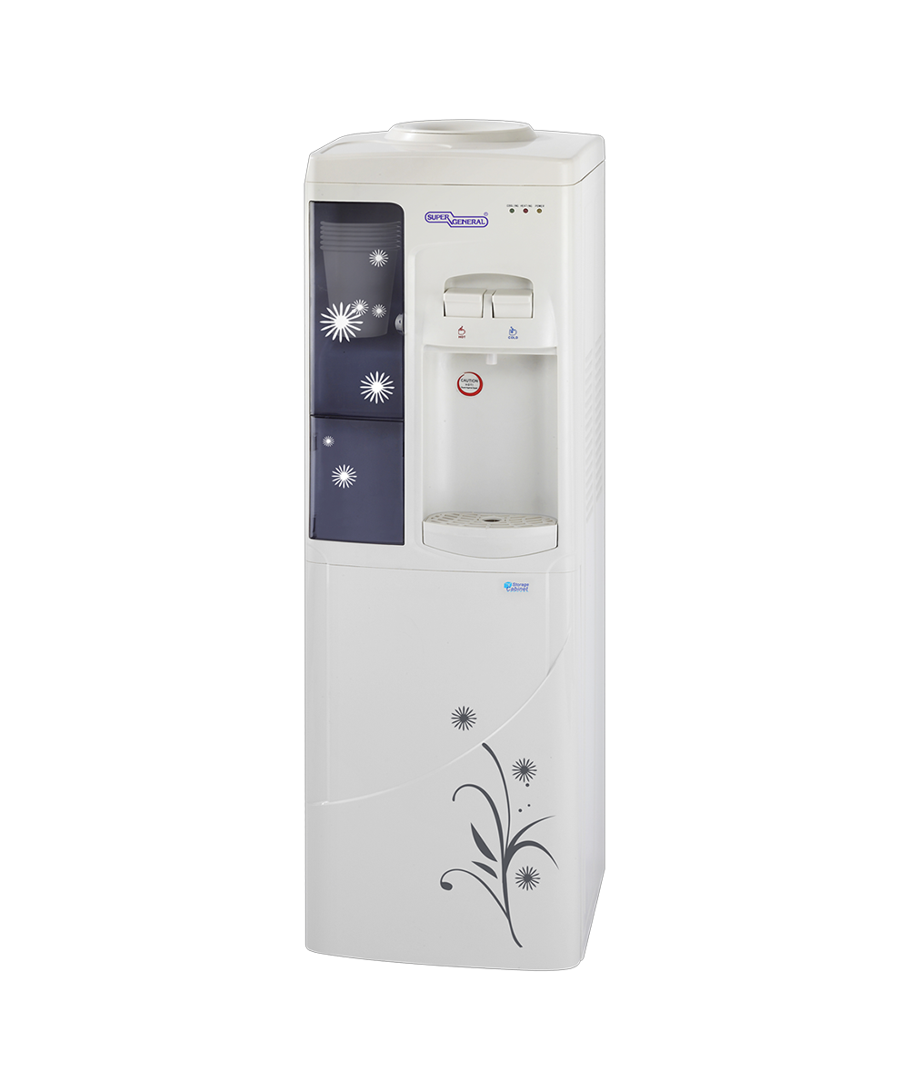 Super General SGL1171 Water Dispenser with Cabinet – Hot & Cold Floor Standing Water Cooler