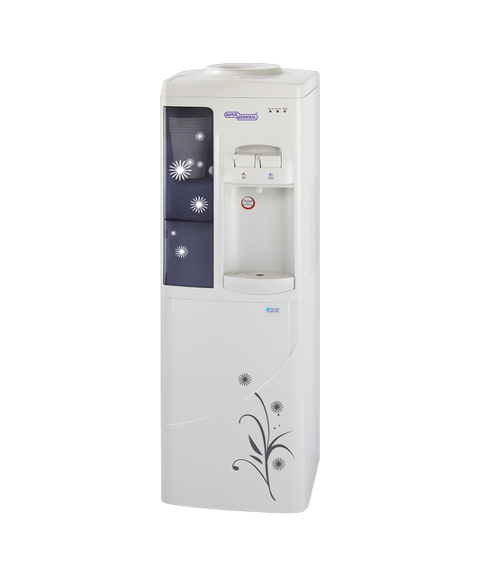 Super General SGL1171 Water Dispenser with Cabinet – Hot & Cold Floor Standing Water Cooler
