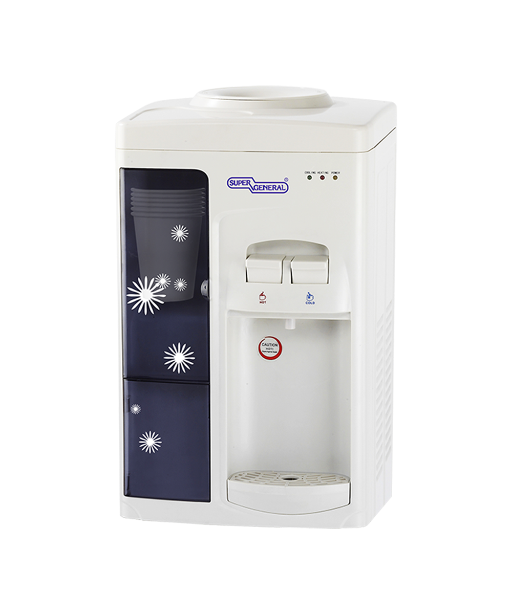 Super General SGL1131 Table Top Water Dispenser – Hot & Cold Countertop Water Cooler