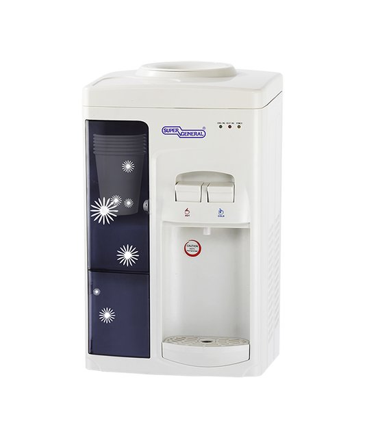 Super General SGL1131 Table Top Water Dispenser – Hot & Cold Countertop Water Cooler