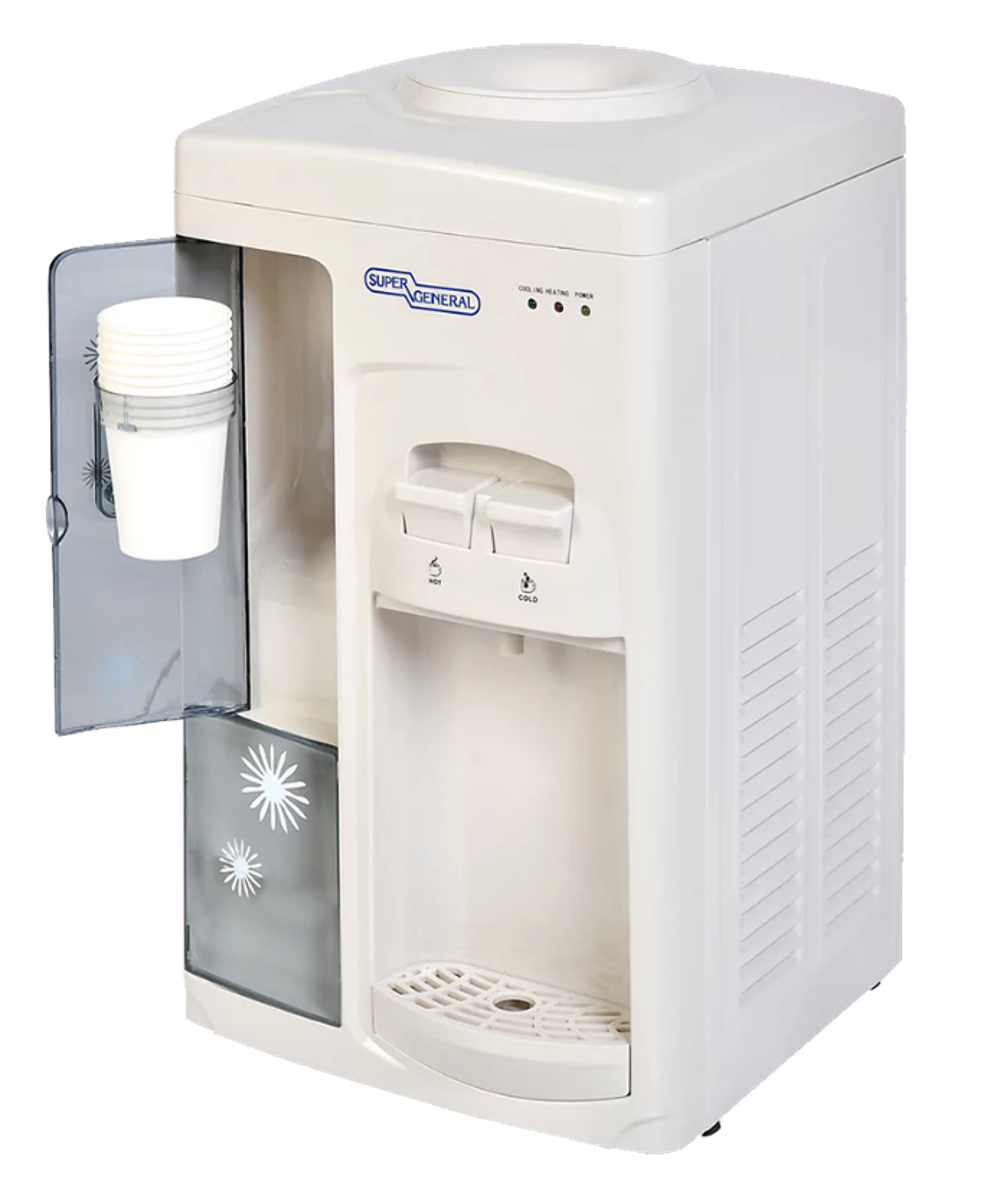 Super General SGL1131 Table Top Water Dispenser – Hot & Cold Countertop Water Cooler