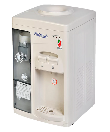 Super General SGL1131 Table Top Water Dispenser – Hot & Cold Countertop Water Cooler