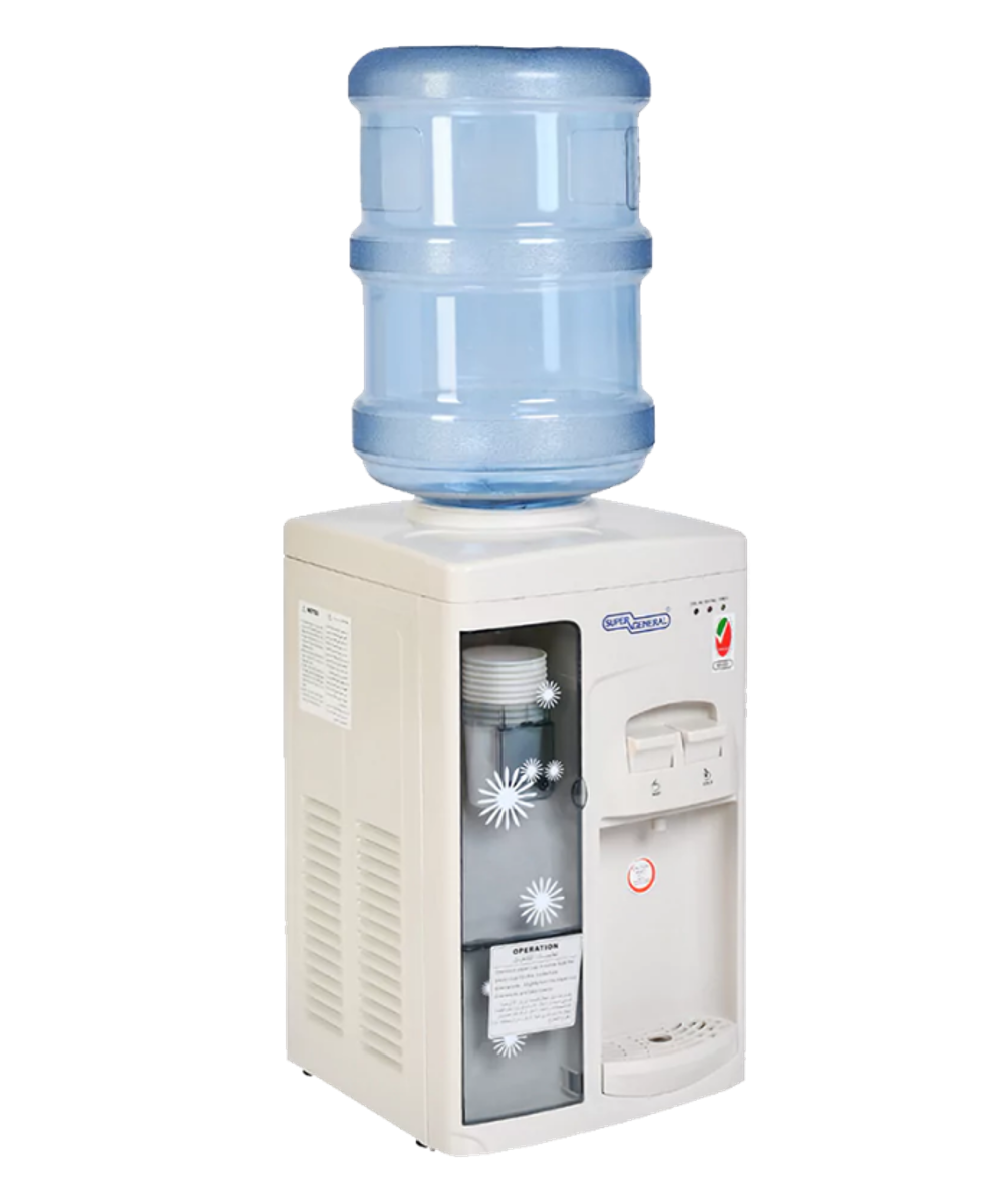 Super General SGL1131 Table Top Water Dispenser – Hot & Cold Countertop Water Cooler