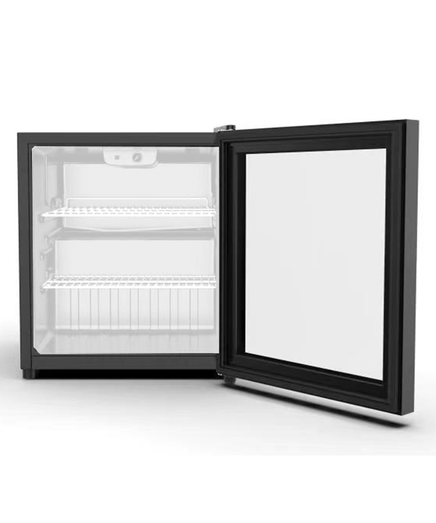 Super General SGSC74 50L Countertop Showcase Chiller – Compact Glass Door Beverage Display Refrigerator