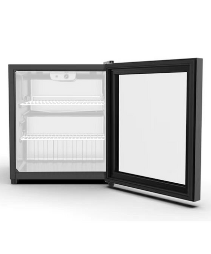 Super General SGSC74 50L Countertop Showcase Chiller – Compact Glass Door Beverage Display Refrigerator