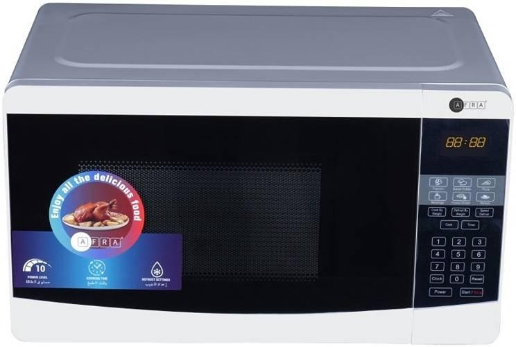 AFRA Stylish Digital Microwave Oven AF2070MWWT  Auto Cook, Defrost