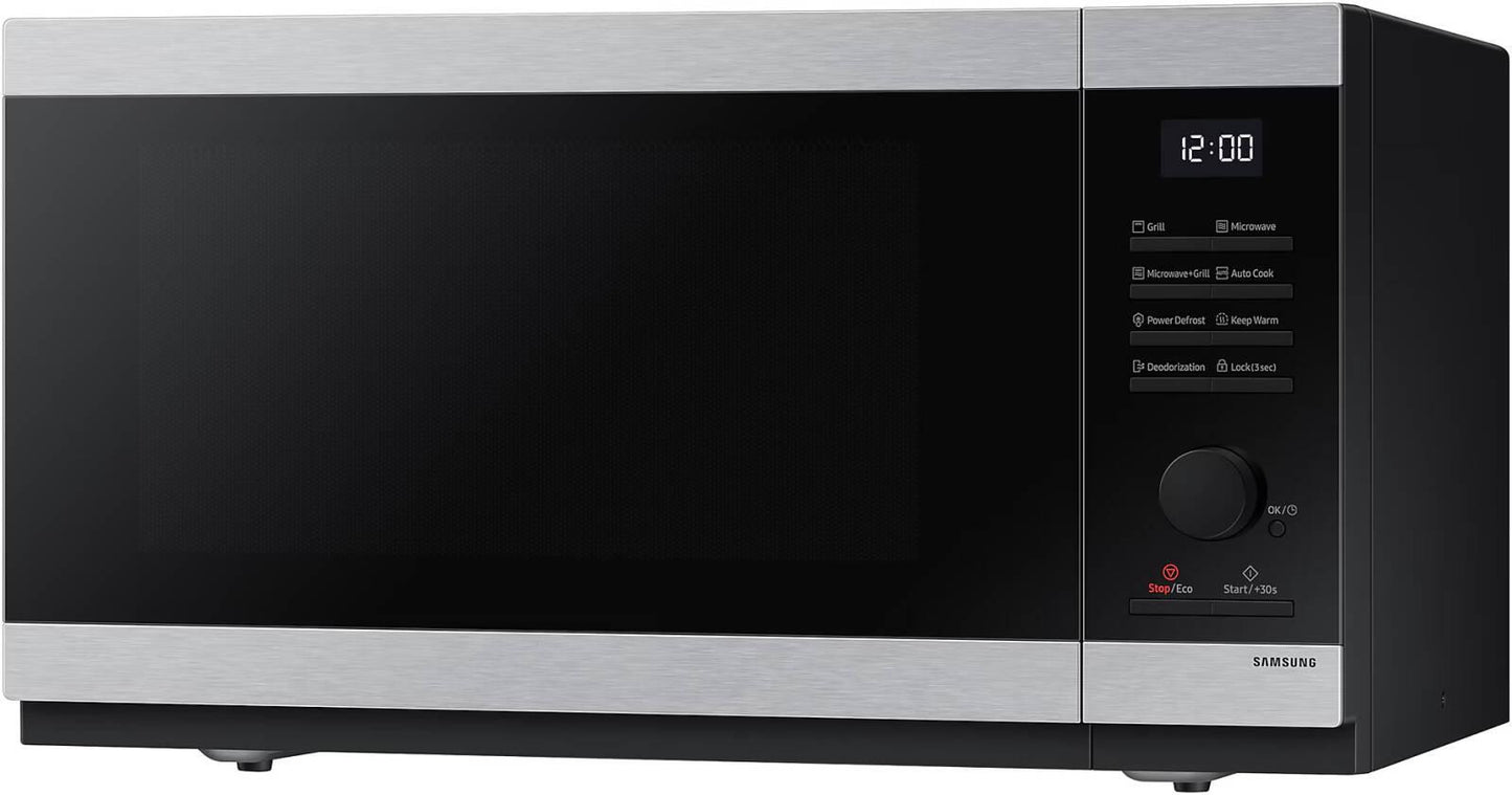 Samsung 40L Grill Microwave Oven MG40DG5524ATSG | Ceramic Enamel | Power Defrost | Grill | UAE