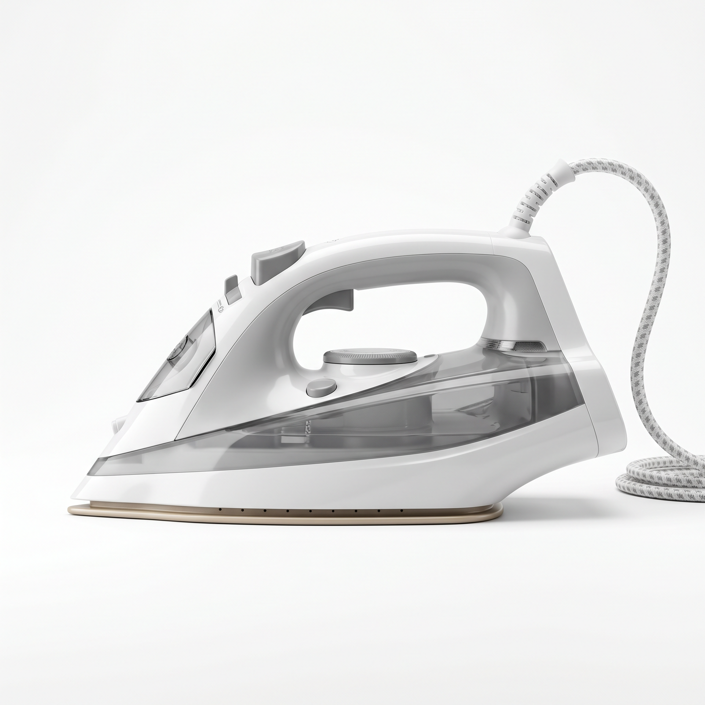 Midea 2400W Steam Iron YPJ20A1W | Ceramic Soleplate | 300ml Water Tank | Self-Clean | UAE