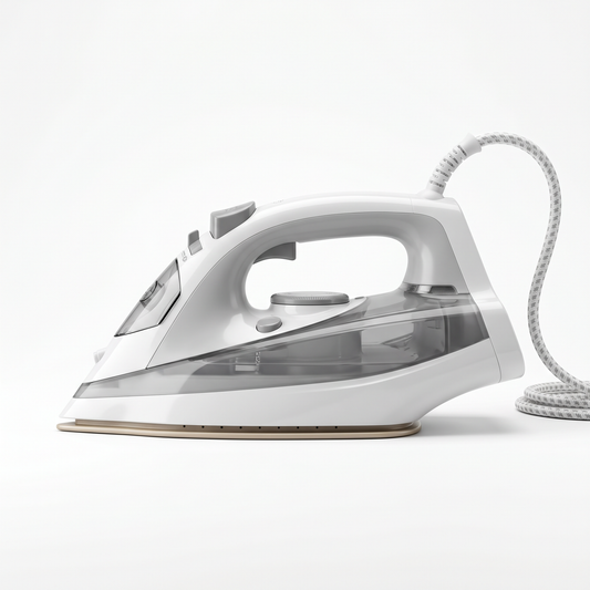 Midea 2400W Steam Iron YPJ20A1W | Ceramic Soleplate | 300ml Water Tank | Self-Clean | UAE