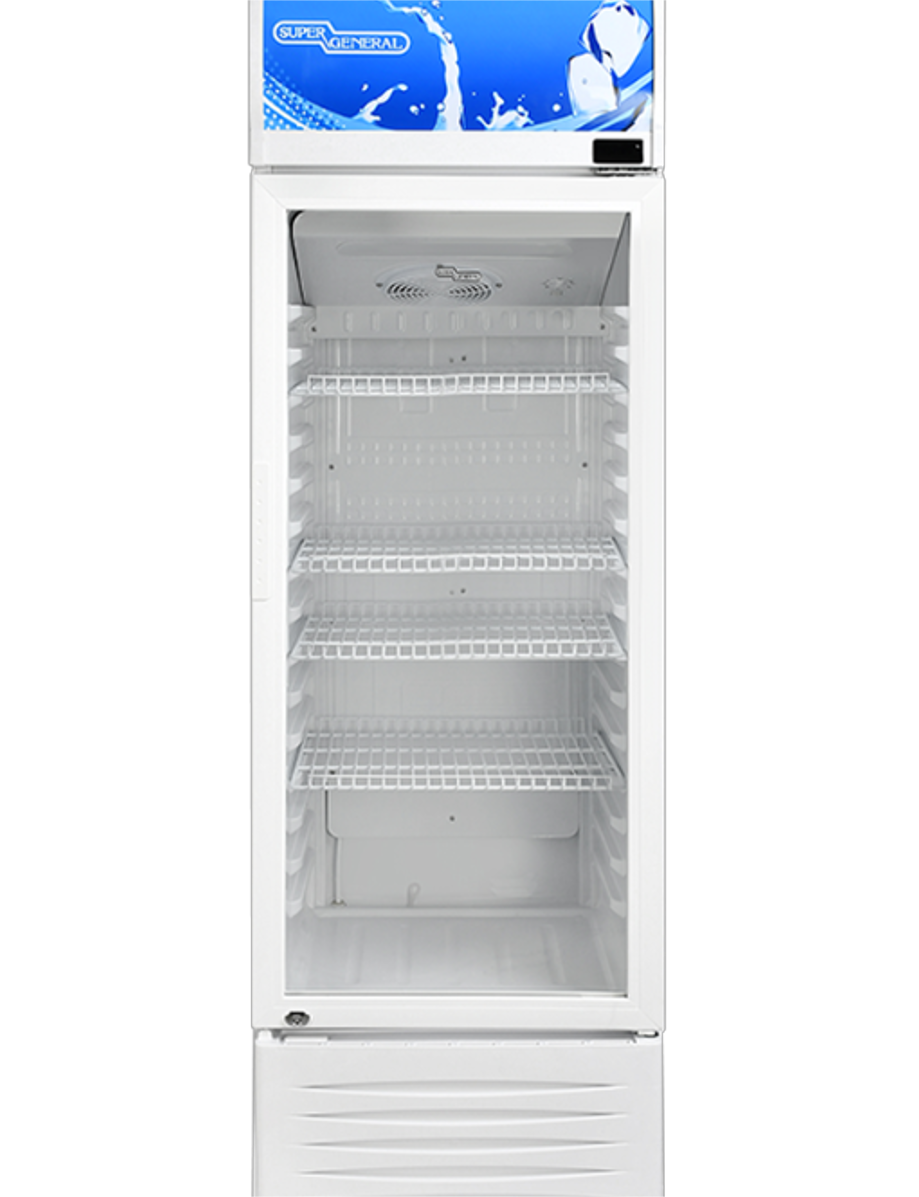 Super General SGSC298 295L Showcase Chiller – Single Door Beverage Display Refrigerator