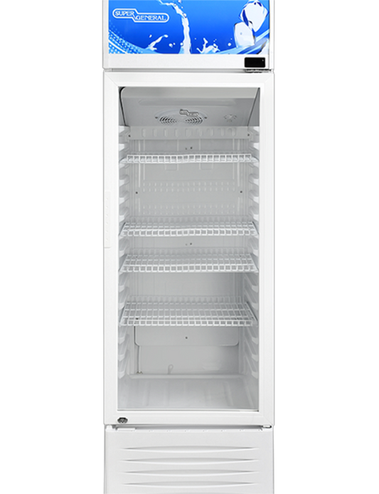 Super General SGSC298 295L Showcase Chiller – Single Door Beverage Display Refrigerator