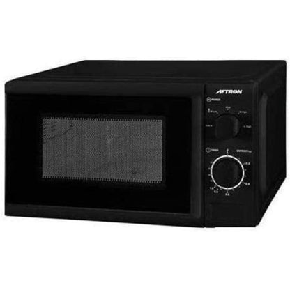 AFTRON 20L Microwave Oven Black – AFMW205MNB | Compact Solo Microwave with Mechanical Control